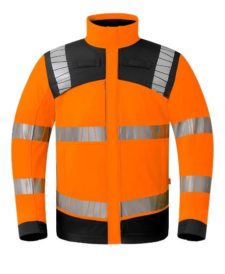 Afbeeldingen van HAVEP Softshell Multi Protector + 50410 fluor oranje/charcoal XL