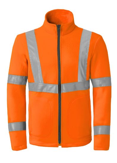 Afbeeldingen van HAVEP Fleece jack Baselayer PW 50219 fluor oranje 5XL