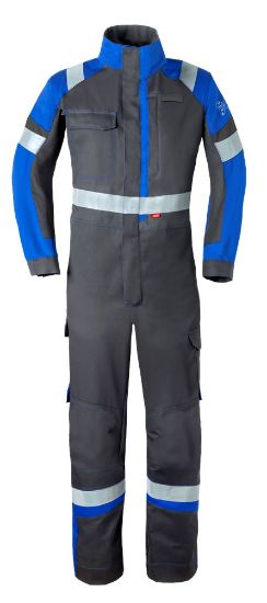 Afbeeldingen van HAVEP Overall 5safety Image + 20290 charcoal/korenblauw 62