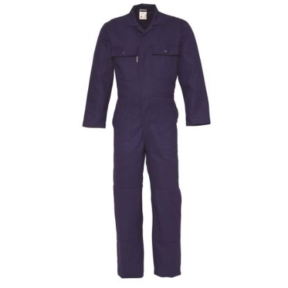Afbeeldingen van Overall katoen 2231 blauw 56