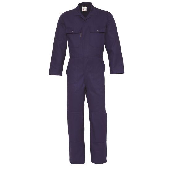 Afbeeldingen van Overall katoen 2231 blauw 56