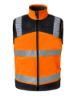 Afbeeldingen van HAVEP Bodywarmer High Visibility + 50415 fluor oranje/charcoal 3XL