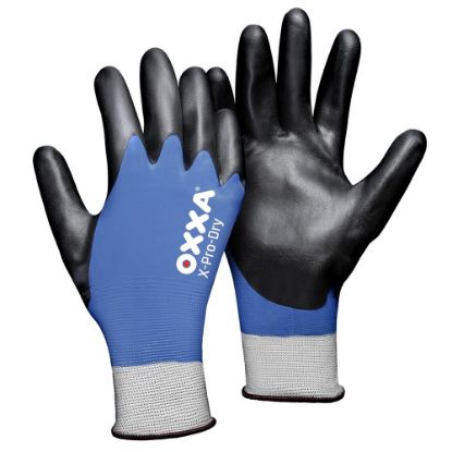 Afbeeldingen van OXXA Veiligheidshandschoen X-Pro-Dry 51-300 zwart/blauw 10