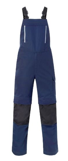 Afbeeldingen van HAVEP Amerikaanse overall Shift 20295 indigo blauw/charcoal 56