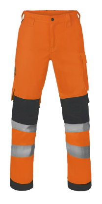 Afbeeldingen van HAVEP Werkbroek High Visibility + 80574 fluor oranje/charcoal 52