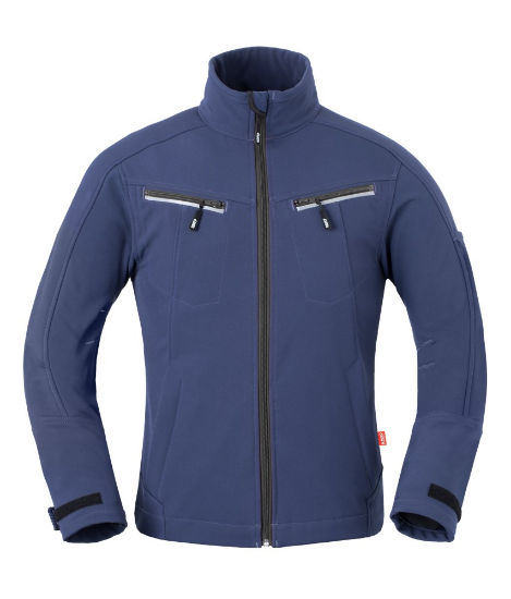 Afbeeldingen van HAVEP Softshell jas dames Attitude 40166 indigo blauw M
