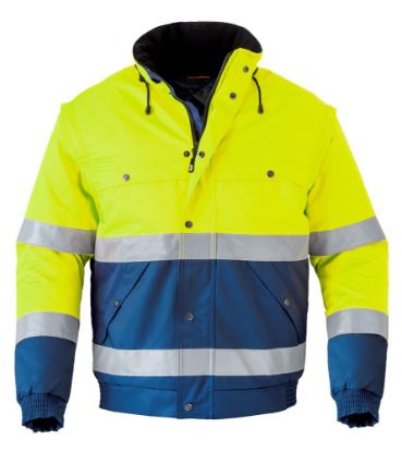 Afbeeldingen van HAVEP Parka High Visibility 5139 navy/fluor geel L