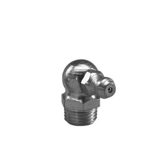 Afbeeldingen van Smeernippel 90° RVS M10X1,0