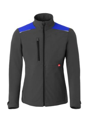 Afbeeldingen van HAVEP Softshell jas Shift 40235 charcoal/korenblauw 5XL