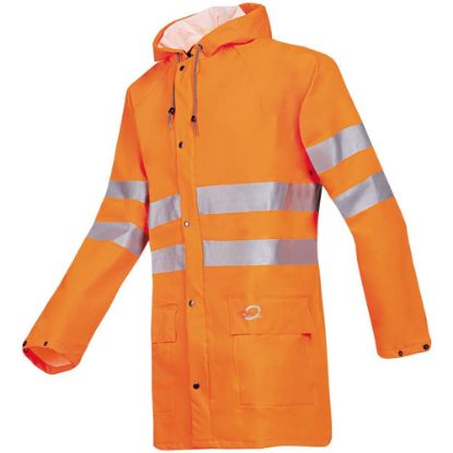 Afbeeldingen van SIOEN Flexothane jas RWS Unzen 3720 fluor oranje XL