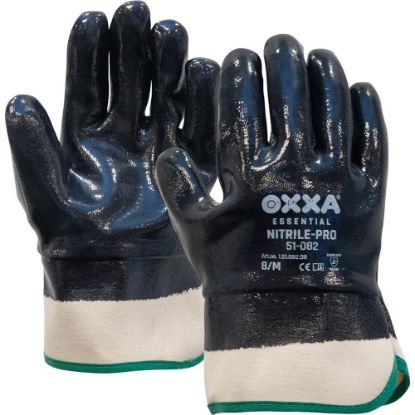 Afbeeldingen van OXXA Werkhandschoen Nitrile-Pro 51-082 blauw/wit 9