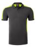 Afbeeldingen van HAVEP Polo Baselayer WW 10074 charcoal/fluor geel M