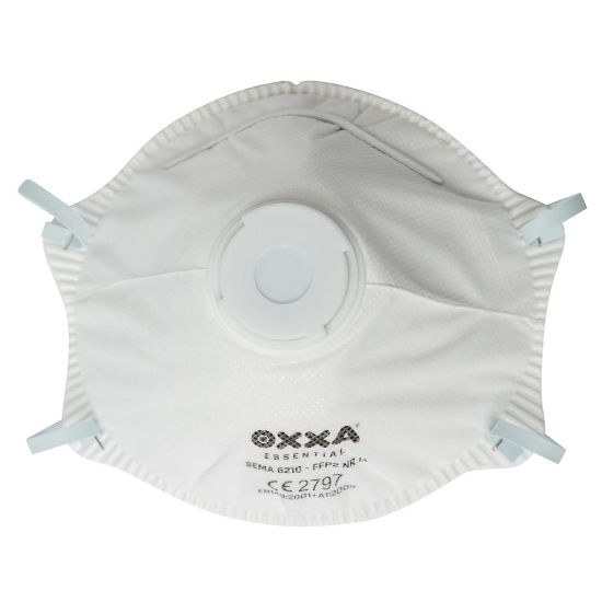 Afbeeldingen van M-SAFE Fijnstofmasker 6210 FFP2 + ventiel