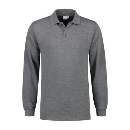 Afbeeldingen van SANTINO Polosweater Rick donkergrijs 3XL
