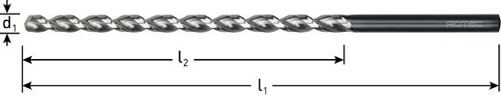 Afbeeldingen van ROTEC Metaalboor HSS-E DIN1869 type TLS1000