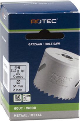 Afbeeldingen van ROTEC Gatzaag BiM fijn vertand Co8% TMax=38MM