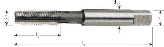 Afbeeldingen van ROTEC Eindsnijder Ro-Coil HSS doorlopend BSP (G)
