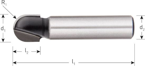 Afbeeldingen van ROTEC Holprofielfrees HM SILVER S=8MM