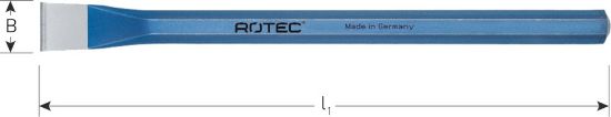 Afbeeldingen van ROTEC Breekbeitel achtkant DIN7254-B