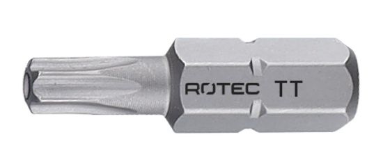 Afbeeldingen van ROTEC Schroefbit ¼" PRO C6,3 tamper-resistant BASIC STX 25MM 10x