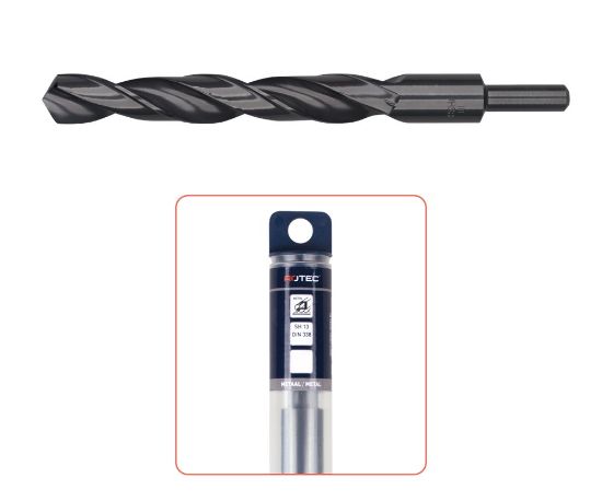 Afbeeldingen van ROTEC Metaalboor HSS-R DIN338 type N S=10MM