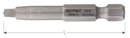 Afbeeldingen van ROTEC Krachtbit ¼" PRO E6,3 BASIC SQD 10x