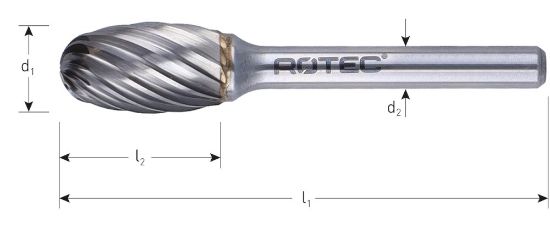 Afbeeldingen van ROTEC Stiftfrees HM model EZ