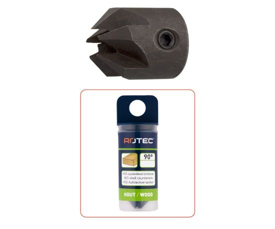 Afbeeldingen van ROTEC Opsteekverzinker HSS 90°