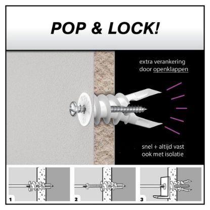 Afbeeldingen van Gipsplaat-schroefplug