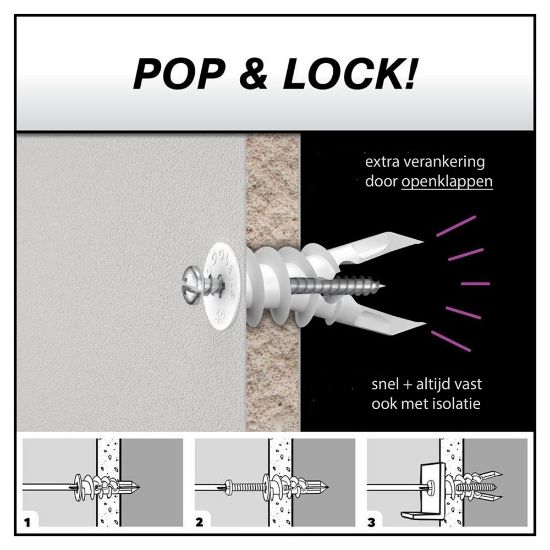 Afbeeldingen van Gipsplaat-schroefplug