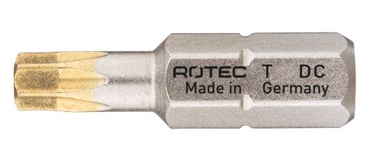 Afbeeldingen van ROTEC Schroefbit ¼" PRO C6,3 DIAMOND TORX 25MM 2x