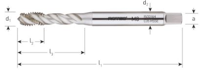 Afbeeldingen van ROTEC Machinetap HSS-E OPTI blind DIN371