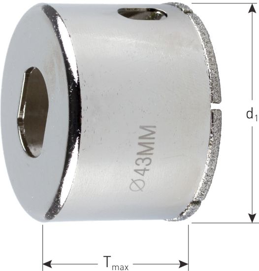Afbeeldingen van ROTEC Diamanttegelboorkroon