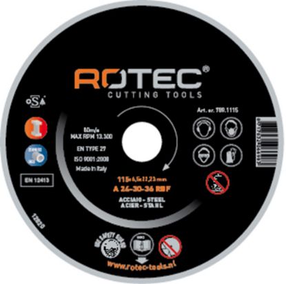 Afbeeldingen van ROTEC Afbraamschijf STAAL
