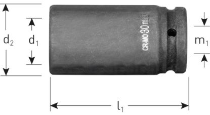Afbeeldingen van ROTEC Krachtdop binnenvierkant ½" lang SW