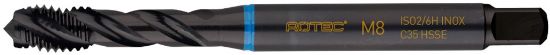 Afbeeldingen van ROTEC Machinetap HSS-E INOX blank blind DIN371