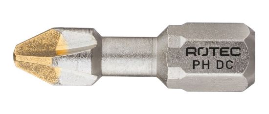 Afbeeldingen van ROTEC Torsionbit ¼" PRO C6,3 DIAMOND PH 25MM 10x