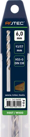 Afbeeldingen van ROTEC Houtspiraalboor HSS-G DIN338 TLS