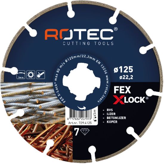 Afbeeldingen van ROTEC Diamantzaagblad FEX X-Lock