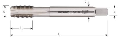 Afbeeldingen van ROTEC Machinetap HSS-E DIN5156 doorlopend BSP (G)
