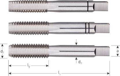 Afbeeldingen van ROTEC Handtappenset HSS-E 3-delig DIN352 metrisch
