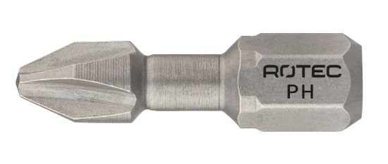 Afbeeldingen van ROTEC Torsionbit ¼" PRO C6,3 BASIC PH 25MM 10x
