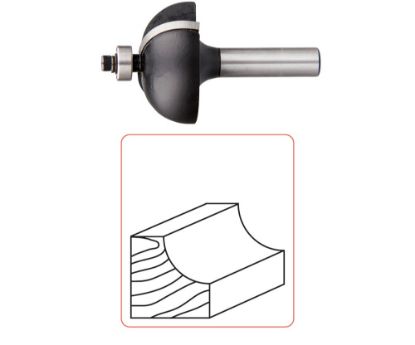 Afbeeldingen van ROTEC Halfholprofielfrees HM lager SILVER S=8MM