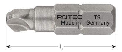 Afbeeldingen van ROTEC Schroefbit ¼" PRO C6,3 BASIC TS 25MM 2x