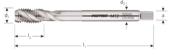 Afbeeldingen van ROTEC Machinetap HSS-E OPTI blind DIN376