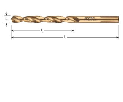 Afbeeldingen van ROTEC Metaalboor HSS-E DIN338 TOP-X type N