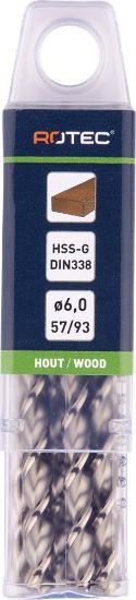 Afbeeldingen van ROTEC Houtspiraalboor HSS DIN338 TLS 10x