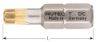 Afbeeldingen van ROTEC Schroefbit ¼" PRO C6,3 DIAMOND TORX 25MM 10x
