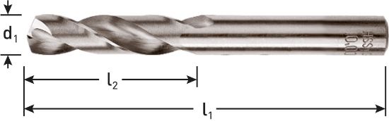 Afbeeldingen van ROTEC Plaatwerkboor HSS-G DIN1897 type N