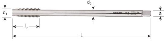 Afbeeldingen van ROTEC Machinetap HSS lang doorlopend DIN357